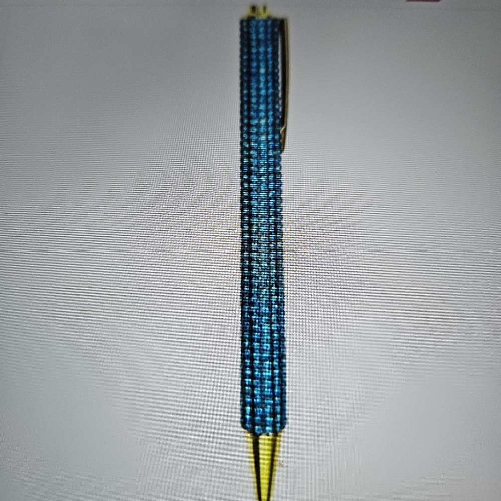 DIVAS LiMiTED Blue and Gold Pen